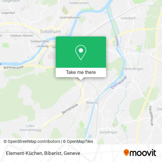 Element-Küchen, Biberist map