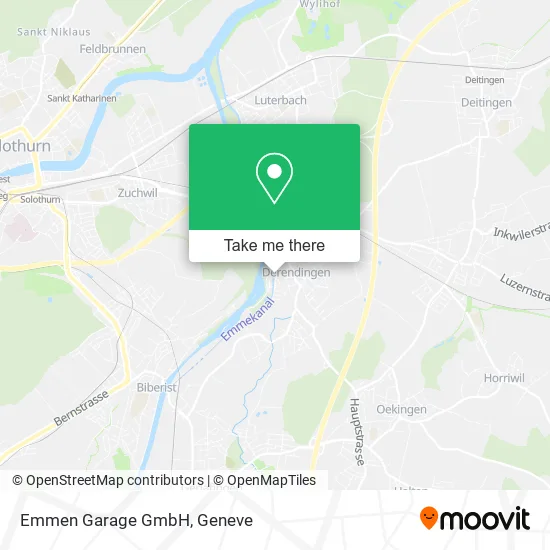 Emmen Garage GmbH map