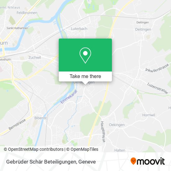 Gebrüder Schär Beteiligungen map