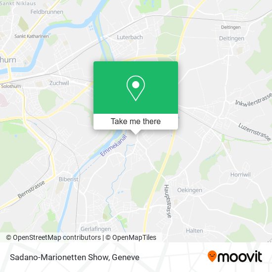 Sadano-Marionetten Show map