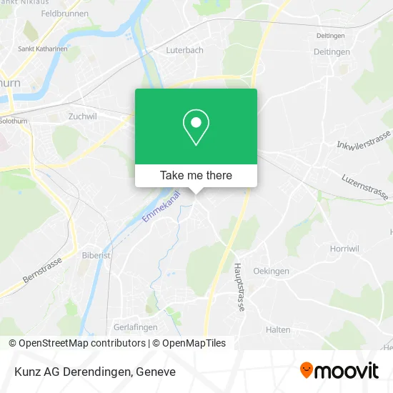 Kunz AG Derendingen map