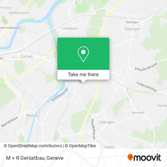 M + R Gerüstbau map