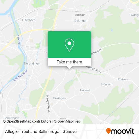 Allegro Treuhand Sallin Edgar map