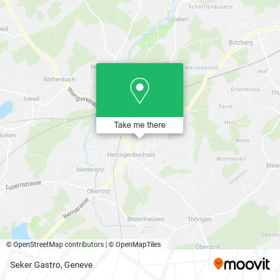 Seker Gastro map