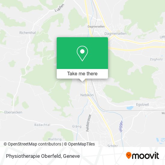 Physiotherapie Oberfeld map