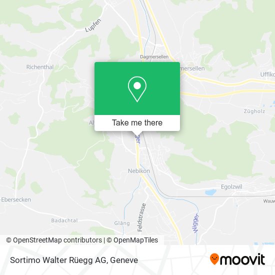 Sortimo Walter Rüegg AG map