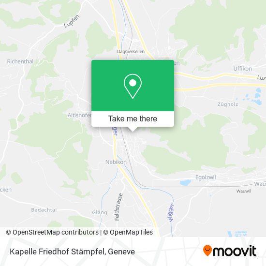 Kapelle Friedhof Stämpfel map