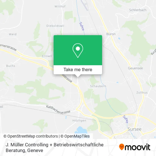 J. Müller Controlling + Betriebswirtschaftliche Beratung map