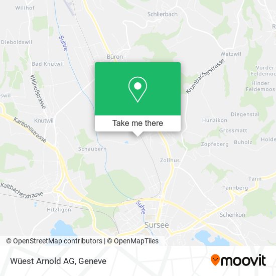 Wüest Arnold AG map