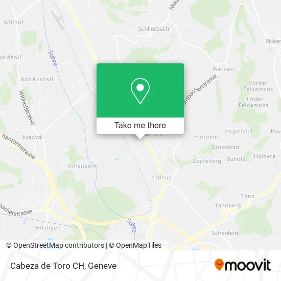 Cabeza de Toro CH map