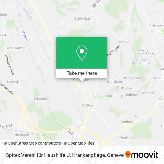 Spitex Verein für Haushilfe U. Krankenpflege map