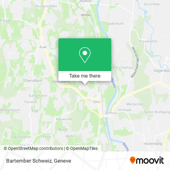 Bartember Schweiz map