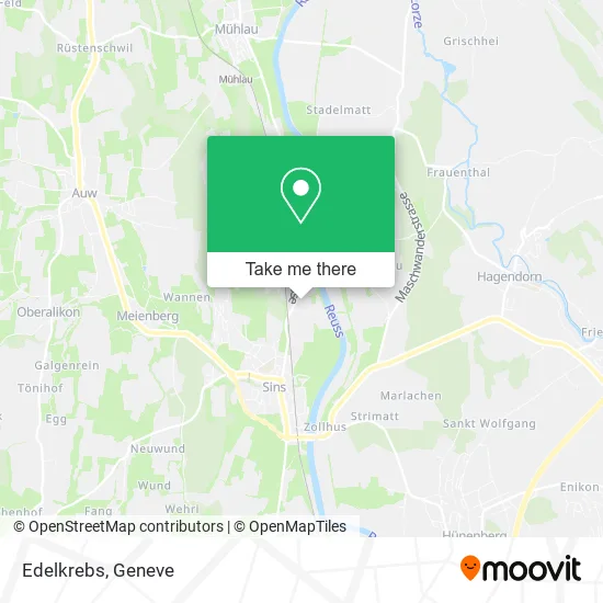 Edelkrebs map