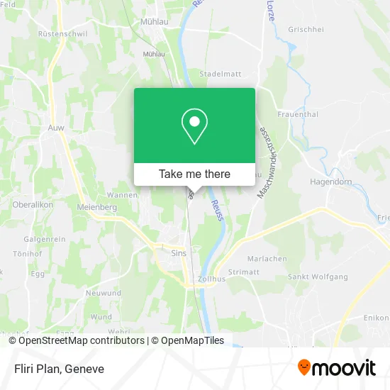 Fliri Plan map