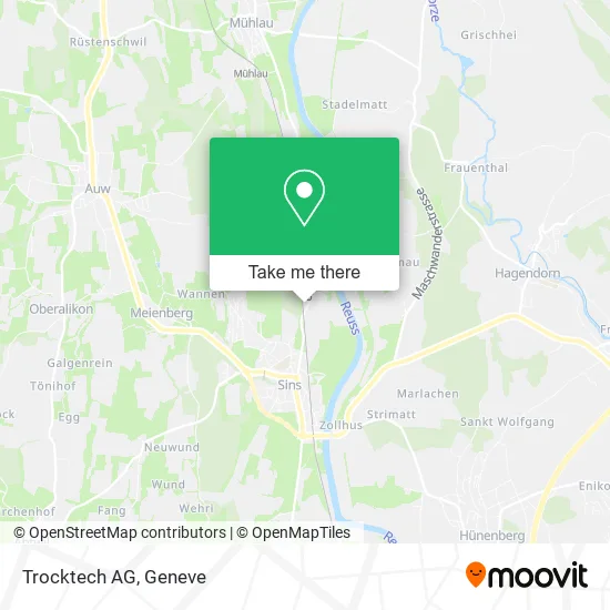 Trocktech AG map