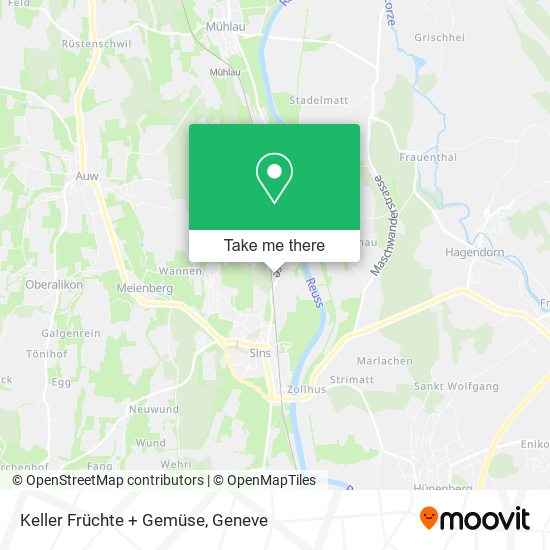 Keller Früchte + Gemüse map