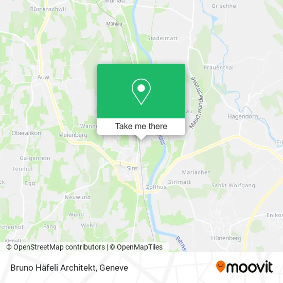 Bruno Häfeli Architekt map