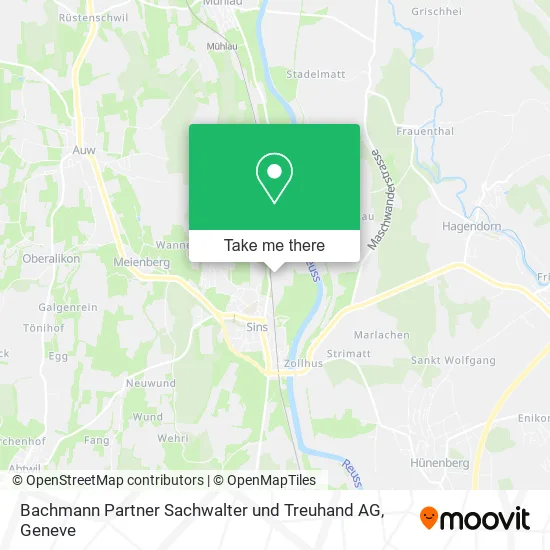 Bachmann Partner Sachwalter und Treuhand AG map
