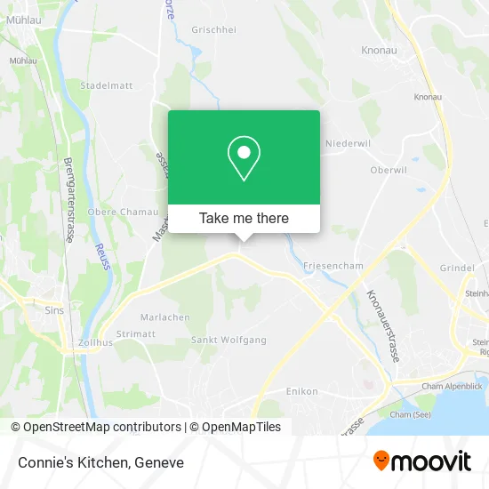 Connie's Kitchen map