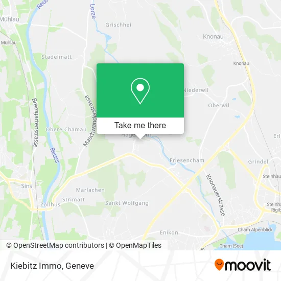 Kiebitz Immo map