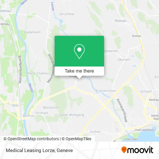 Medical Leasing Lorze map