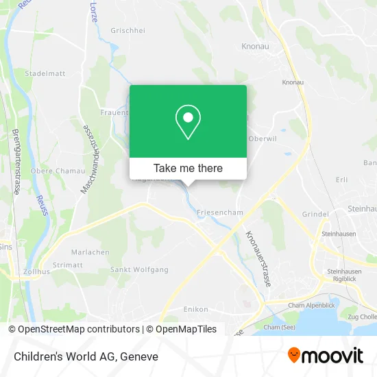 Children's World AG map