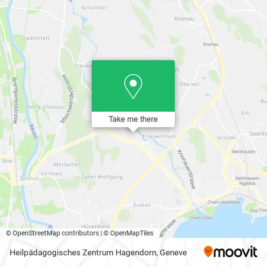 Heilpädagogisches Zentrum Hagendorn map
