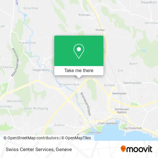 Swiss Center Services map