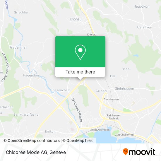 Chicorée Mode AG map