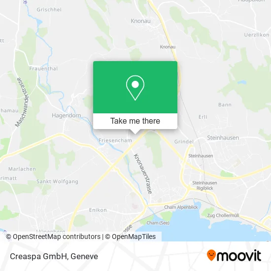 Creaspa GmbH map