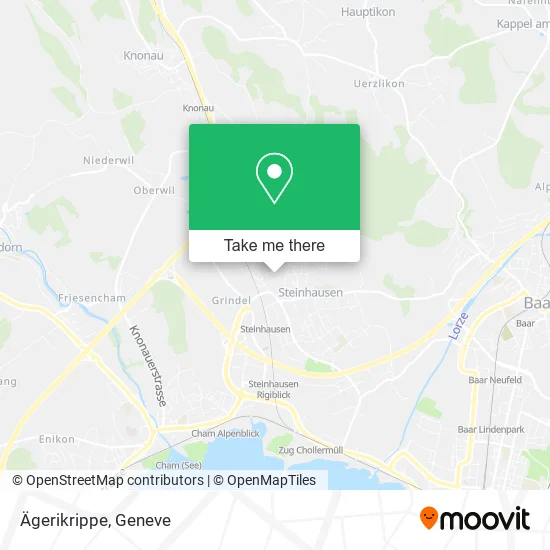 Ägerikrippe map