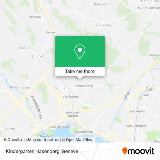 Kindergarten Hasenberg map