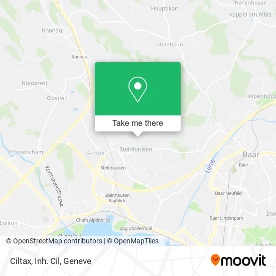 Ciltax, Inh. Cil map