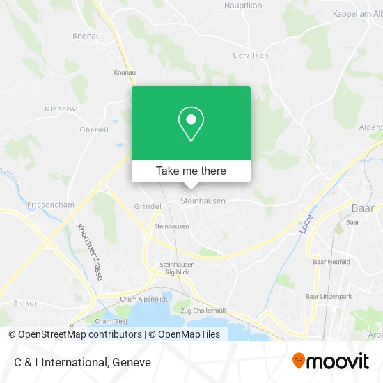C & I International map