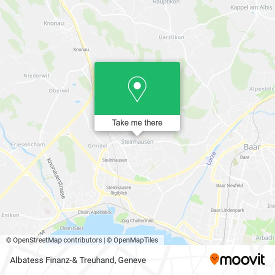 Albatess Finanz-& Treuhand map