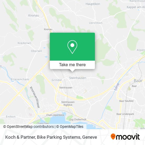 Koch & Partner, Bike Parking Systems map
