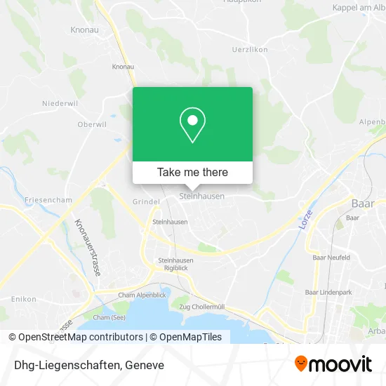 Dhg-Liegenschaften map