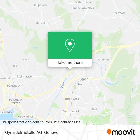 Gyr Edelmetalle AG map