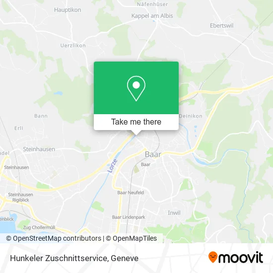 Hunkeler Zuschnittservice map