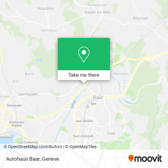 Autohaus Baar map