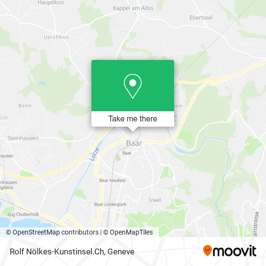 Rolf Nölkes-Kunstinsel.Ch map