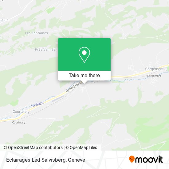 Eclairages Led Salvisberg map
