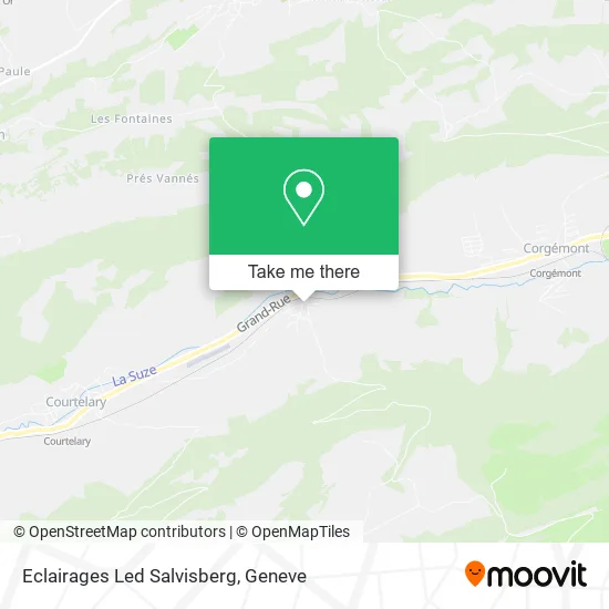 Eclairages Led Salvisberg map
