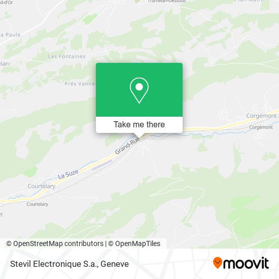 Stevil Electronique S.a. map