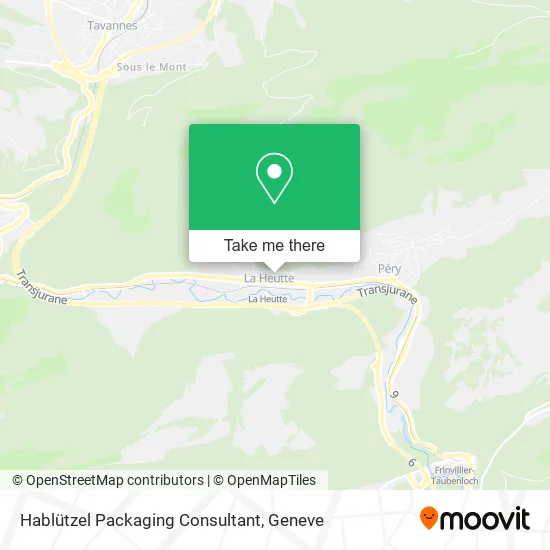 Hablützel Packaging Consultant map