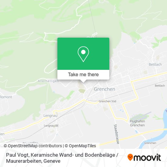 Paul Vogt, Keramische Wand- und Bodenbeläge / Maurerarbeiten map