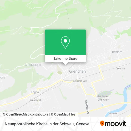 Neuapostolische Kirche in der Schweiz map