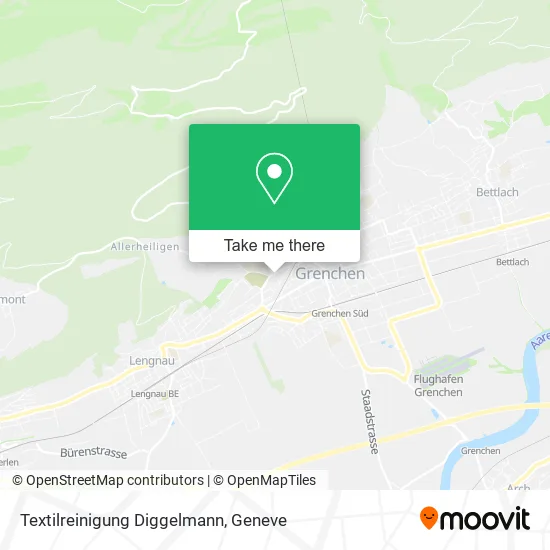 Textilreinigung Diggelmann map