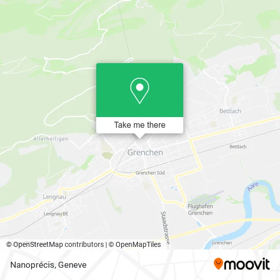 Nanoprécis map