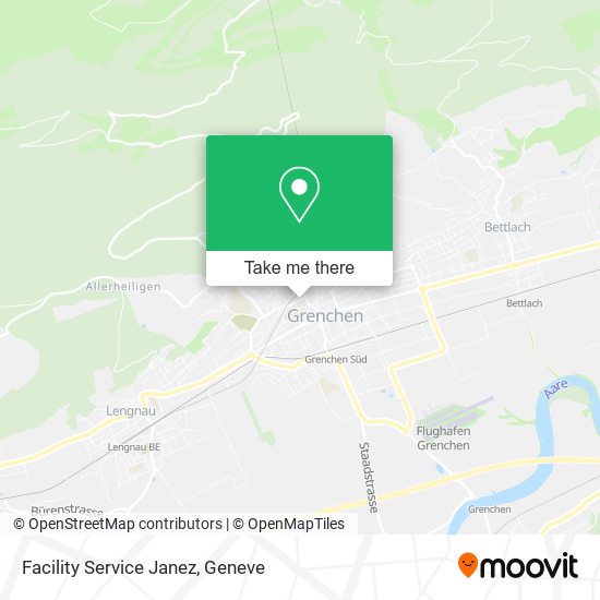 Facility Service Janez map